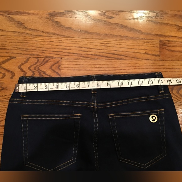 Michael Kors Dark Blue Cropped Jeans - Picture 10 of 11